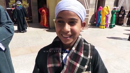 "إسلام" أصغر موهبة فنية بمهرجان أسوان الدولى