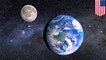 Earth's atmosphere reaches twice the distance to the moon