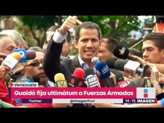 Télécharger la video: Guaidó fija ultimátum a a las Fuerzas Armadas de Venezuela | Noticias con Yuriria Sierra