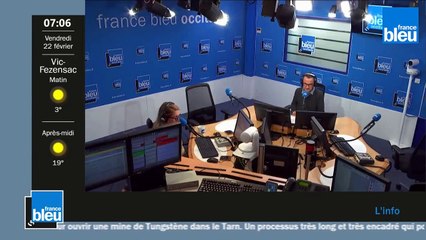 France Bleu Occitanie Matin du vendredi 22 février 2019