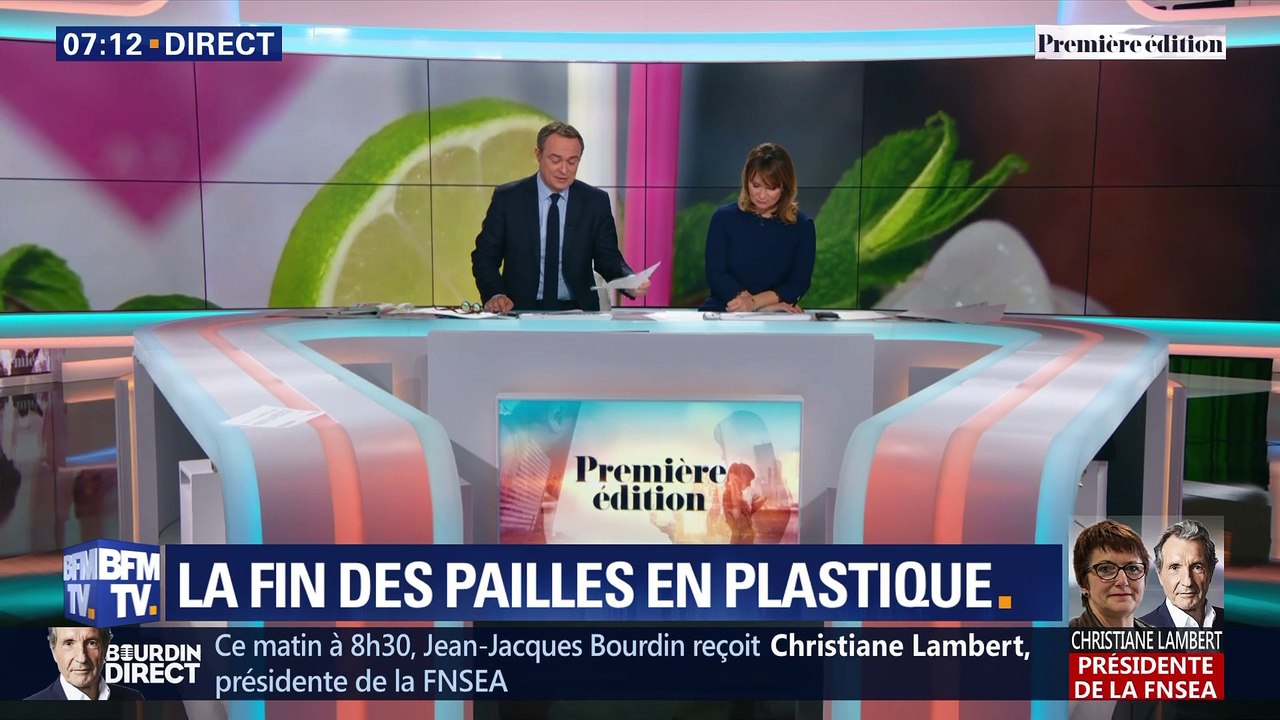 La fin des pailles en plastique