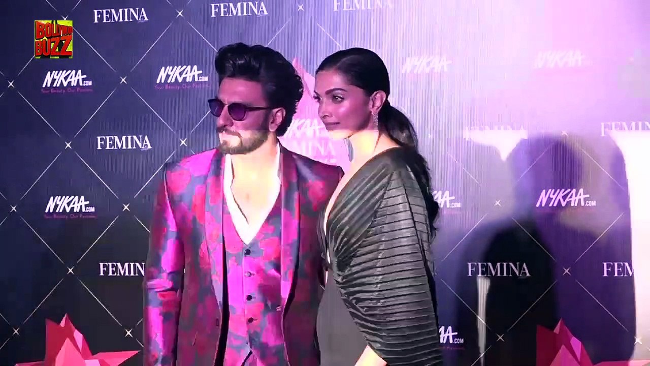 Ranveer Singh And Deepika Padukone At Femina Beauty Awards 2019