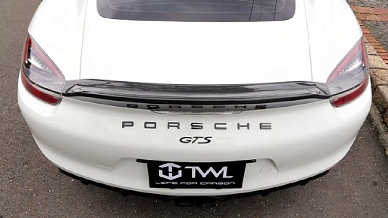 PORSCHE 981 GTS CAYMAN BOXSTER GT4 TWLCARBON DUCKTAIL