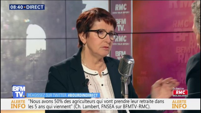 Présidente de la FNSEA: Il faut qu'il y ait une éducation pour dire que l'alimentation a un prix