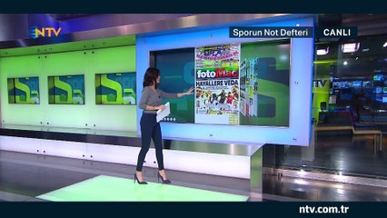 Sporun Not Defteri 22 Şubat  2019