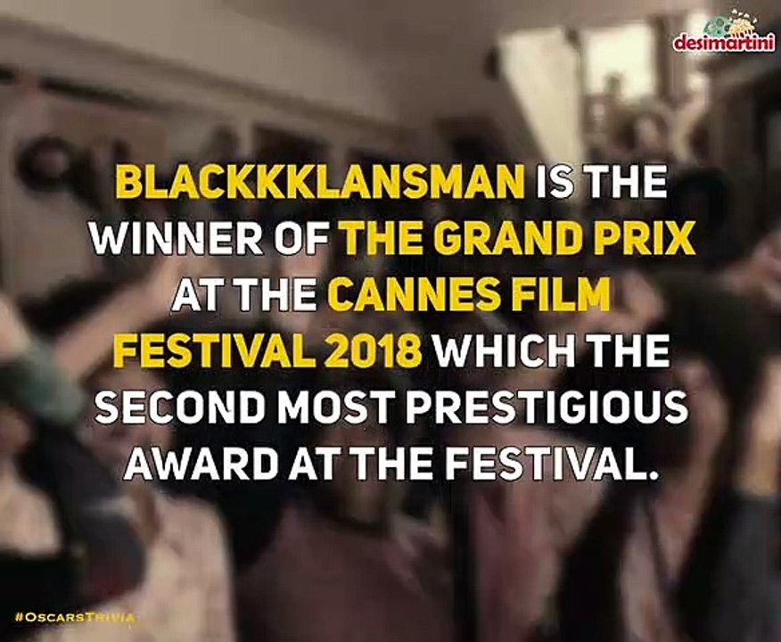 Oscars 2019 Facts: Best Picture Nominee BLACKkKLANSMAN