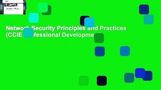 Network Security Principles and Practices (CCIE Professional Development)
