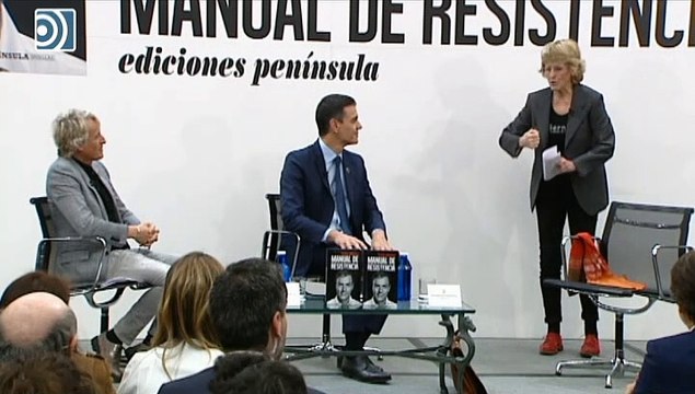 Mercedes Milá y Jesús Calleja, protagonistas en la presentación del libro de Pedro Sánchez