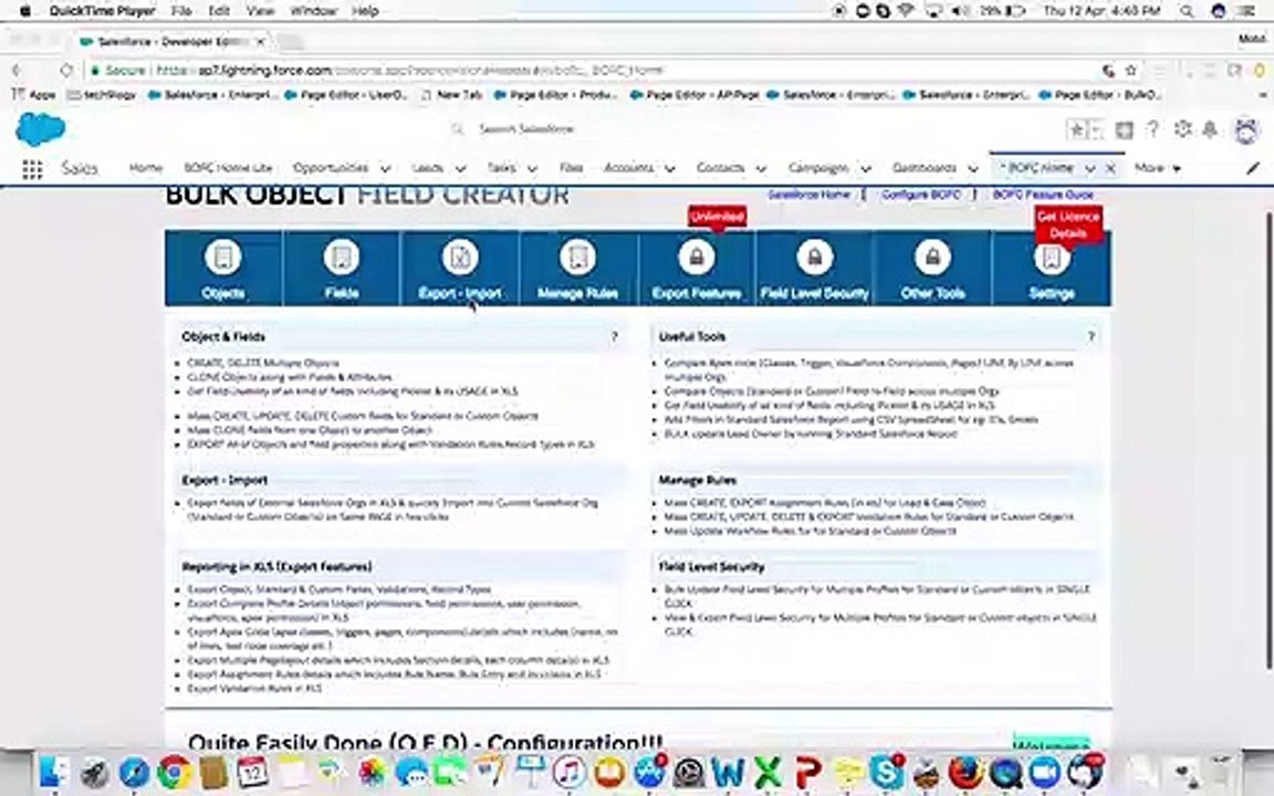Bulk Object Field Creator - Export & Import Feature