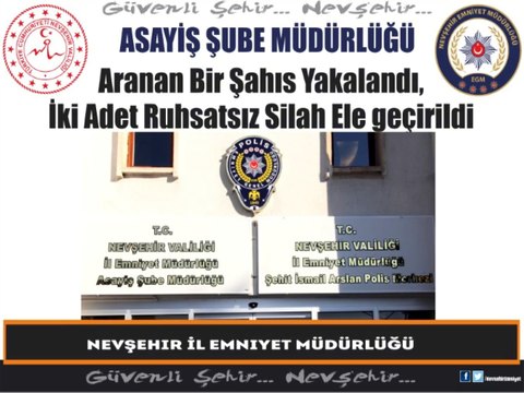 Nevşehir İl Emniyet Müdürlüğümüz Asayiş Şube Müdürlüğü Ekiplerinin Yapmış Olduğu çalışmalarda...