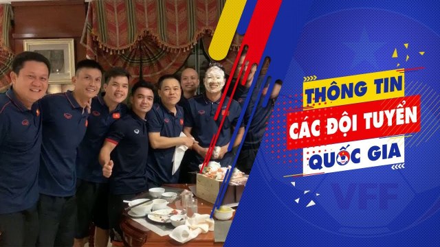 Độc: ĐT U22 VN tổ chức sinh nhật cực ấm cúng cho HLV Khuất Hữu Long | VFF Channel
