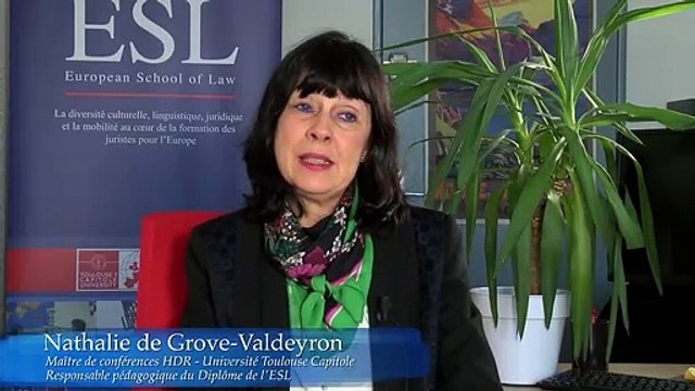 A propos de l'unité 5 du diplôme de l'Ecole Européenne de Droit - European School of Law, Université Toulouse 1 Capitole