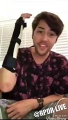 Adore Delano thanking her fans & showing her broken hand