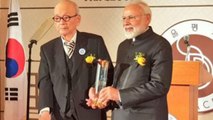 Seoul Peace Prize मिलने के बाद PM Modi ने India के बारे में कही ये बड़ी बात | वनइंडिया हिंदी