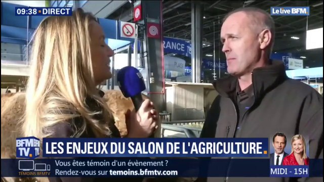 Le salon de l'Agriculture s'apprête à ouvrir ses portes au public... Et cet éleveur a sa méthode pour habituer ses vaches au bruit