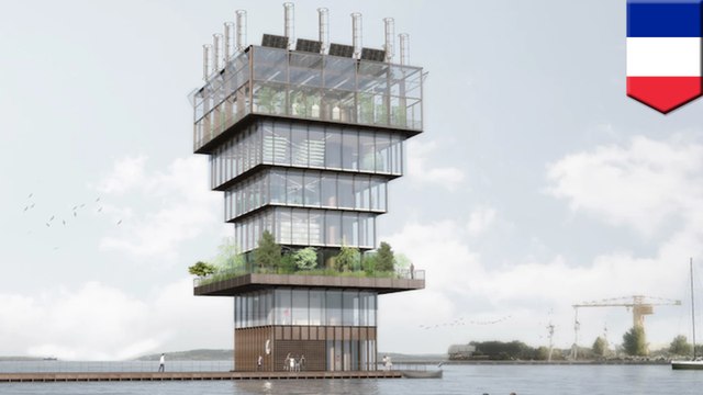 Futuristic vertical farm would grow food in the middle of the city