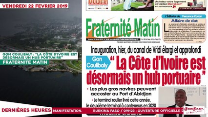 Le Titrologue du 22 Février 2019 : Grèves dans l’enseignement, les vérités de Kandia Camara à la communauté éducative