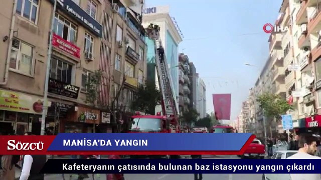 Baz istasyonu trafosu alev alev yandı