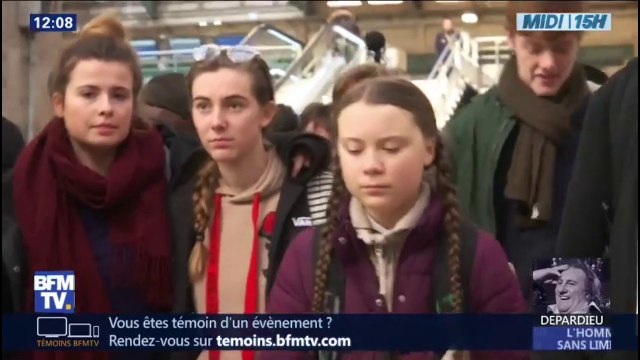 La jeune militante suédoise Greta Thunberg est à Paris pour soutenir la manifestation des étudiants pour le climat