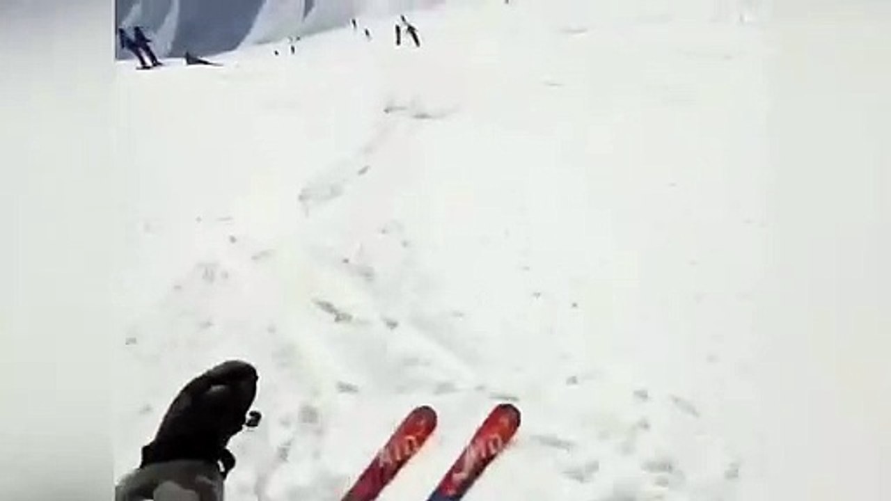 Une journée tranquille au ski !