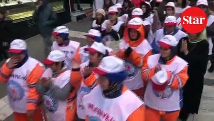 CHP’li Avcılar Belediyesinde işçiler eylem yaptı