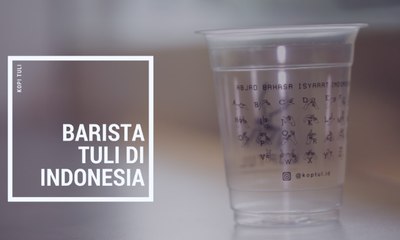 Barista Tuli Pertama di Indonesia