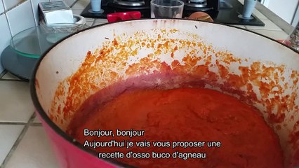 Osso buco d'agneau (sous titré en Français)