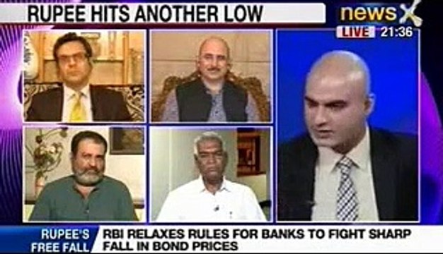 NewsX Debate: Rupee hits another low of 64.43 against Dollar