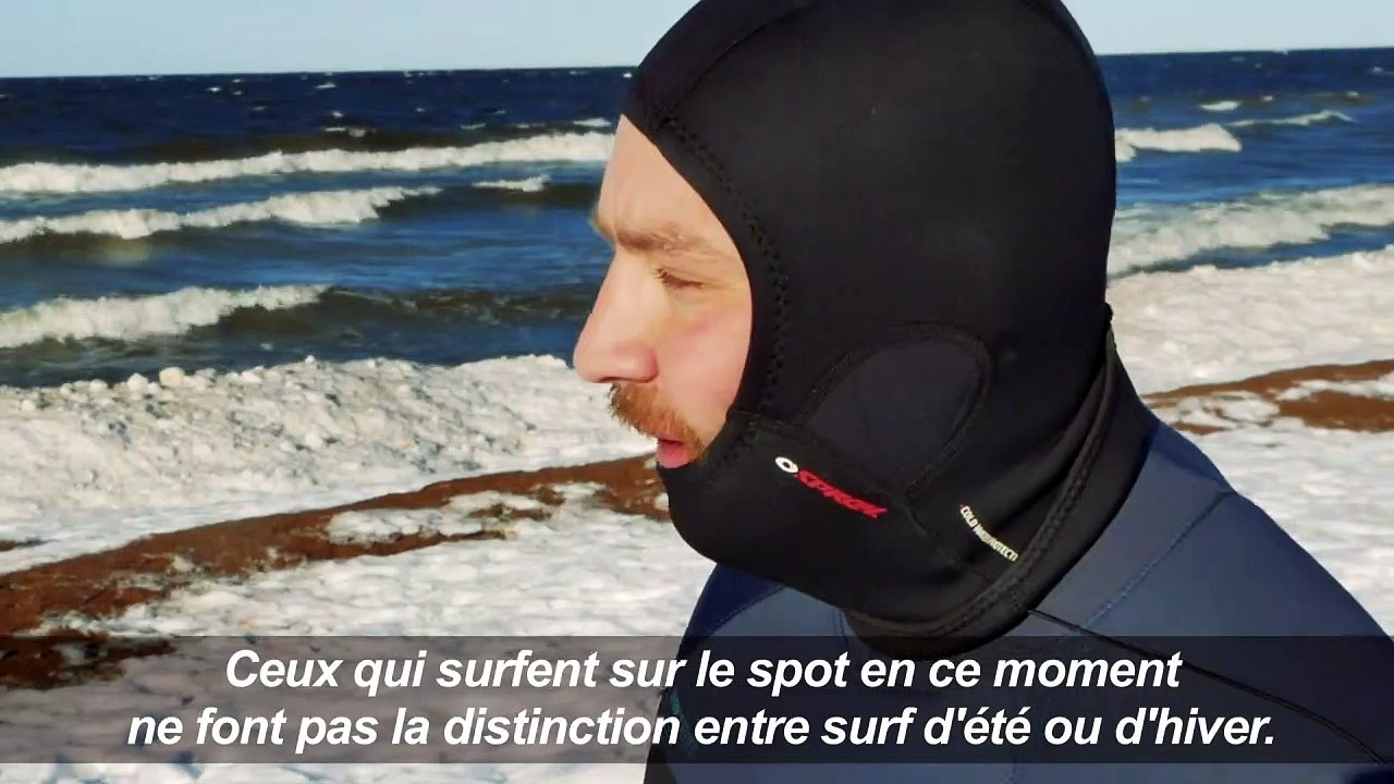 Russie: sur le golfe de Finlande, le surf en toutes saisons