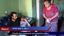 Eşi hastalanınca sokak sokak gezip atık toplamaya başladı