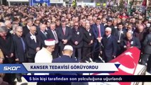 Eski Bakan Fikret Ünlü’yü son yolculuğuna 5 bin kişi uğurladı