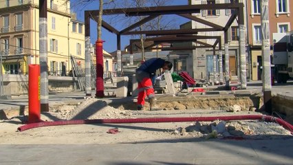 Les ouvriers sont à pied d'oeuvre et tout sera bien prêt pour la saison touristique.