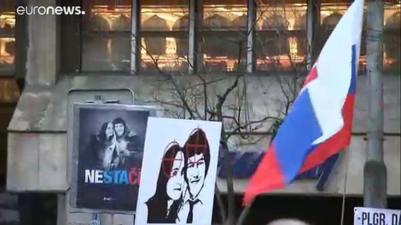 'Für eine anständige Slowakei': Massenproteste am 1. Jahrestag des Kuciak-Mordes
