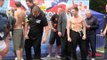 TOMMY COYLE v DERRY MATHEWS - OFFICIAL WEIGH IN @ QUEEN'S GARDEN (HULL) / THE HOMECOMING