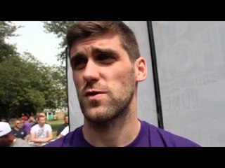 ROCKY FIELDING POST-WEIGH IN INTERVIEW AT QUEENS MARKET (HULL) / THE HOMECOMING