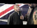 Ashley Theophane Interview for  iFILM LONDON / THEOPHANE v COOK / THE BIG BRAWL MEDIA DAY.