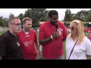 Johnny Eames & Indee Rose's Family Interview for iFILM LONDON / CELEBRITY FOOTBALL EVENT 2011.