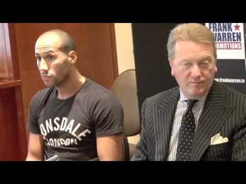 UNCUT! JAMES DeGALE PRESS CONFERENCE / FOR iFILM LONDON / DeGALE v WILCZEWSKI