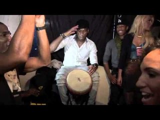 EXCLUSIVE - DIDIER DROGBA PLAYS THE BONGOS!!!  / iFILM LONDON