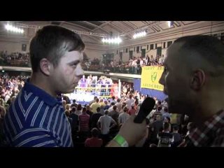 JAMES DeGALE REACTION TO O'MEARA WIN / for iFILM LONDON / QUEENSBERRY PROMOTIONS / BOXNATION