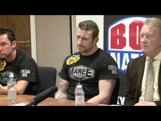 UNCUT! GEORGE GROVES v KENNY ANDERSON PRESS CONFERNCE / iFILM LONDON (JAN 2012)