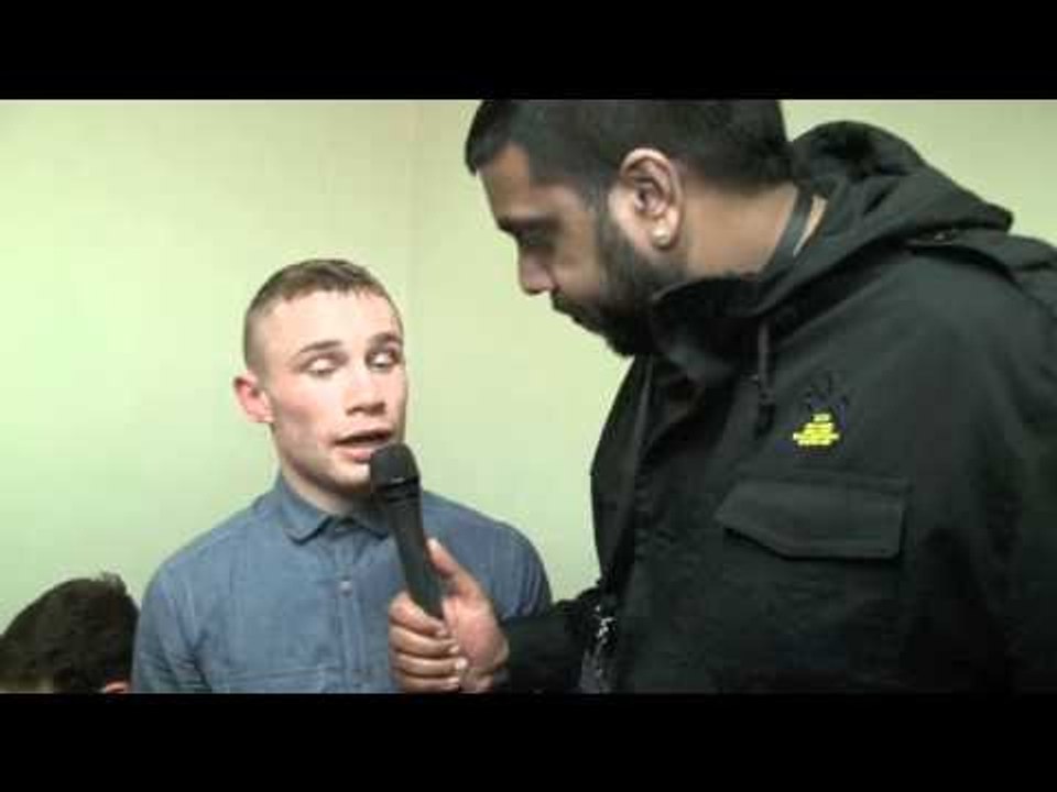 CARL FRAMPTON POST-FIGHT INTERVIEW FOR iFILM LONDON / FRAMPTON v HUGHES