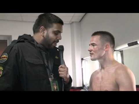 Frankie Gavin Post-Fight Interview for iFILM LONDON / GAVIN v McINTYRE