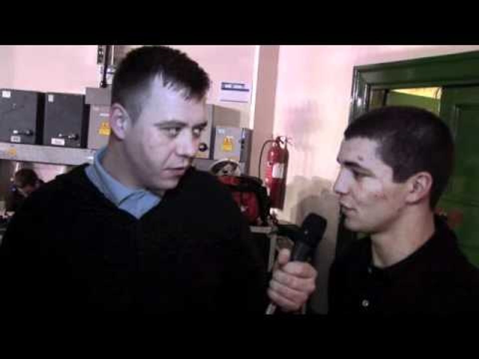 BILLY MORGAN POST-FIGHT INTERVIEW FOR iFILM LONDON / MORGAN v NAYLOR