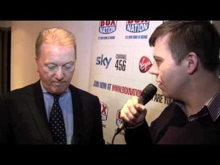 INTERVIEW WITH FRANK WARREN FOR iFILM LONDON / CLEVERLY v KRASNIQI