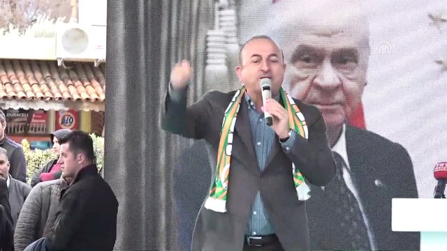 Bakan Çavuşoğlu: 'Bize güç verin ki şanlı bayrağımızı dünyanın her yerinde daha güçlü dalgalandıralım' - ANTALYA