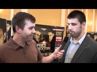 SAM SEXTON INTERVIEW FOR iFILM LONDON / PRICE v SEXTON PRESS CONFERENCE