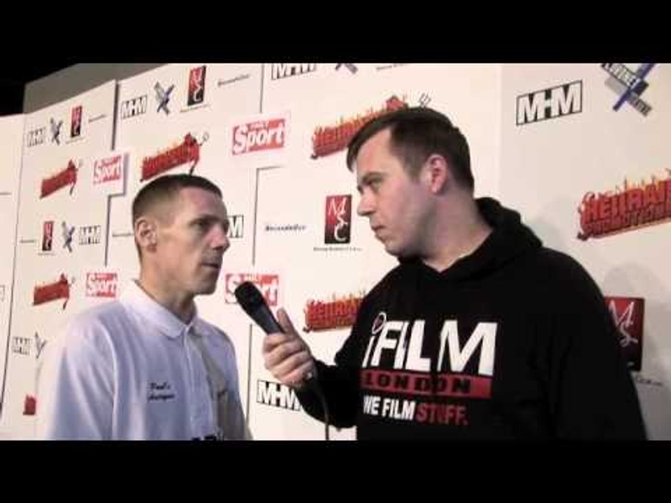 CHAS SYMONDS INTERVIEW FOR iFILM LONDON / SYMONDS v STILL PRESS CONFERENCE