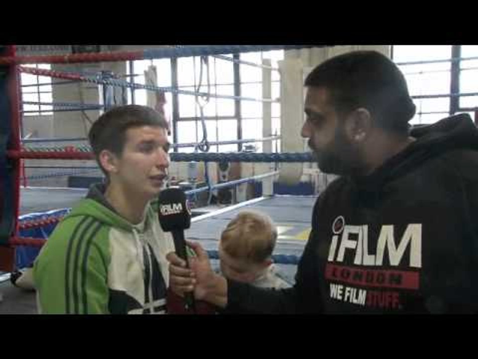 INTERVIEW WITH DEAN BYRNE & BABY DEANO FOR iFILM LONDON @ TRAD TKO GYM
