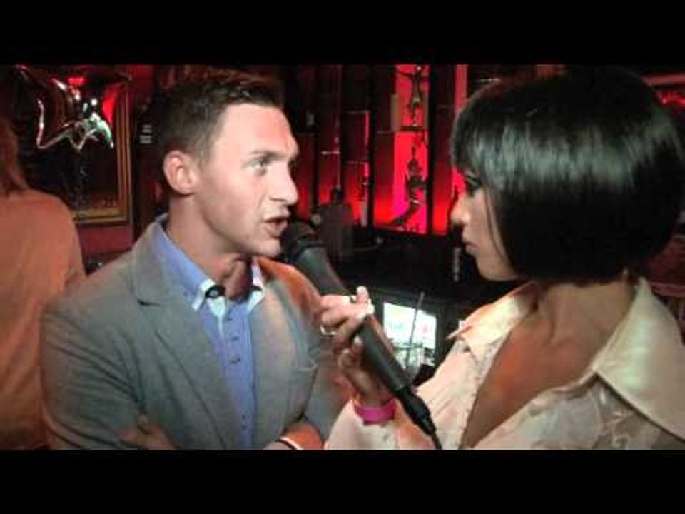 AMY CHILDS INTERVIEWS KIRK NORCROSS FOR iFILM LONDON / HARRY DERBIDGE 18TH BIRTHDAY